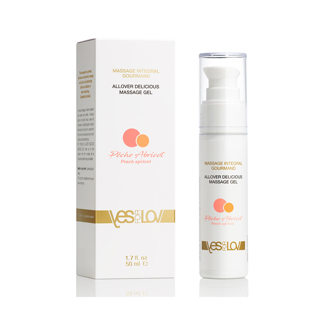 YESFORLOV - EDIBLE MASSAGE LUBRICANT PEACH-APRICOT  zouzoustore.com