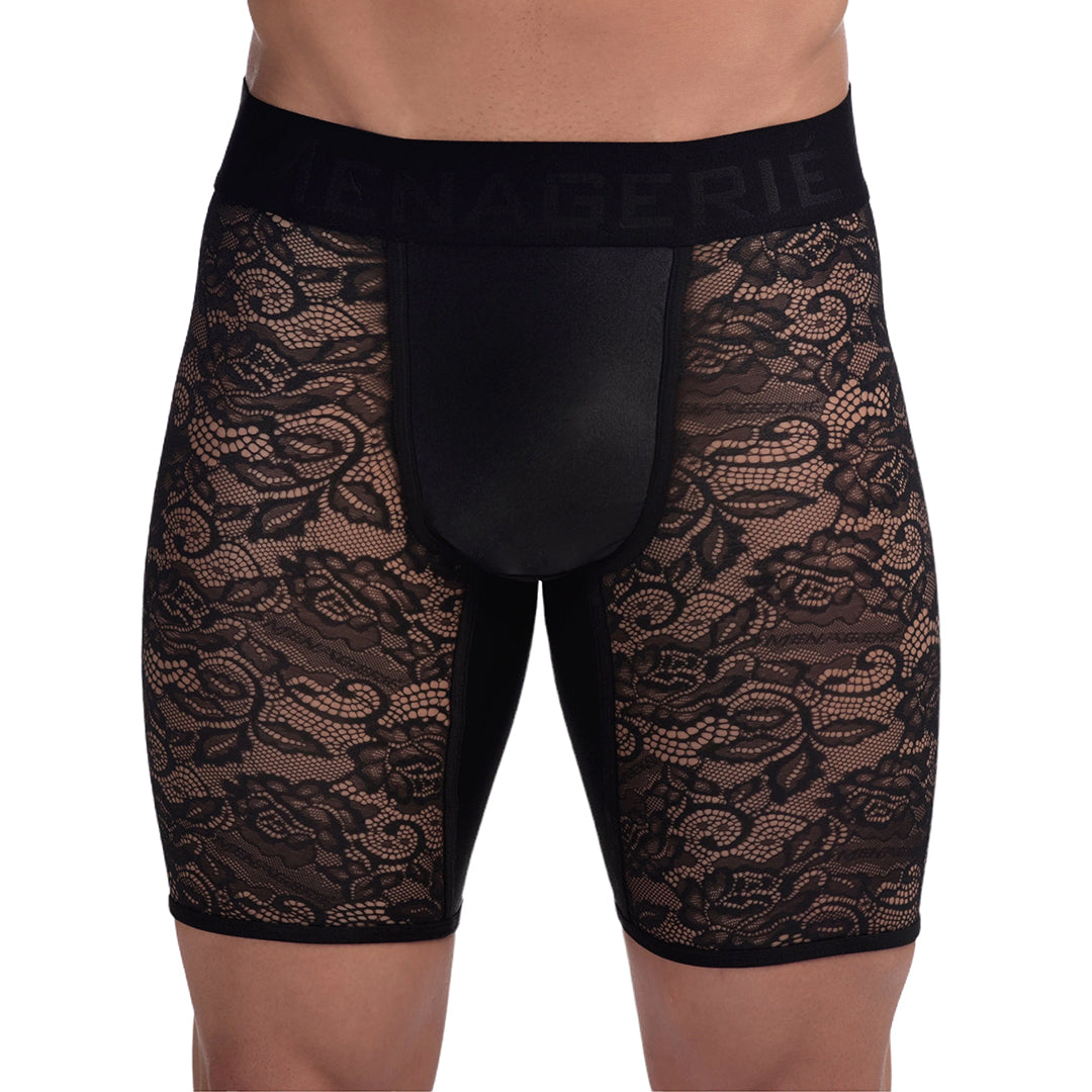 MENAGERIE - BOXER IN BLACK LACE