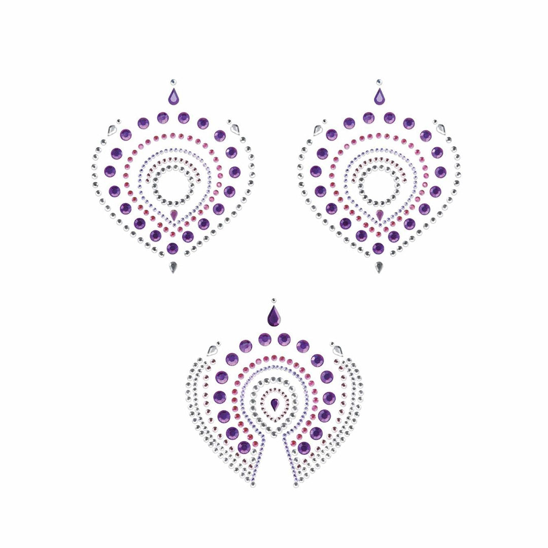 BIJOUX INDISCRETS - PURPLE AND SILVER BODY DECORATIONS