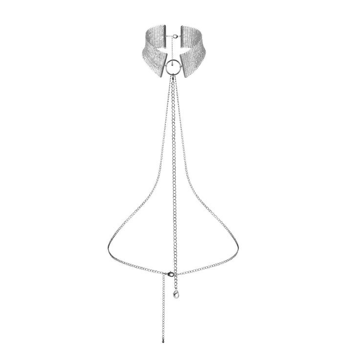 DESIR METALLIQUE - COLLARE MAGLIE METALLICHE ARGENTO
