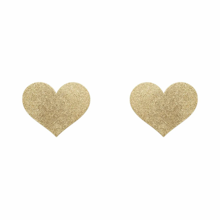 BIJOUX INDISCRETS - COPRI CAPEZZOLI AUTOADESIVI CUORE DORATO