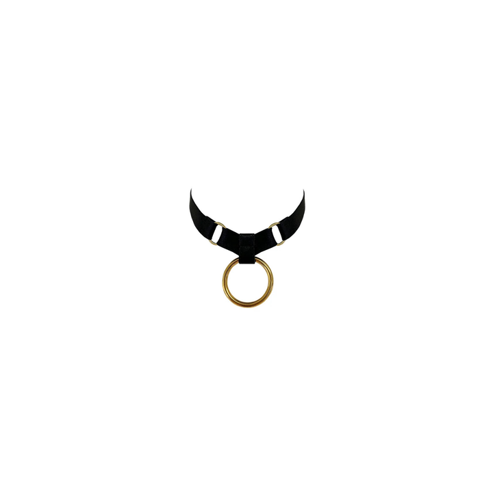 BORDELLE - BLACK RING COLLAR