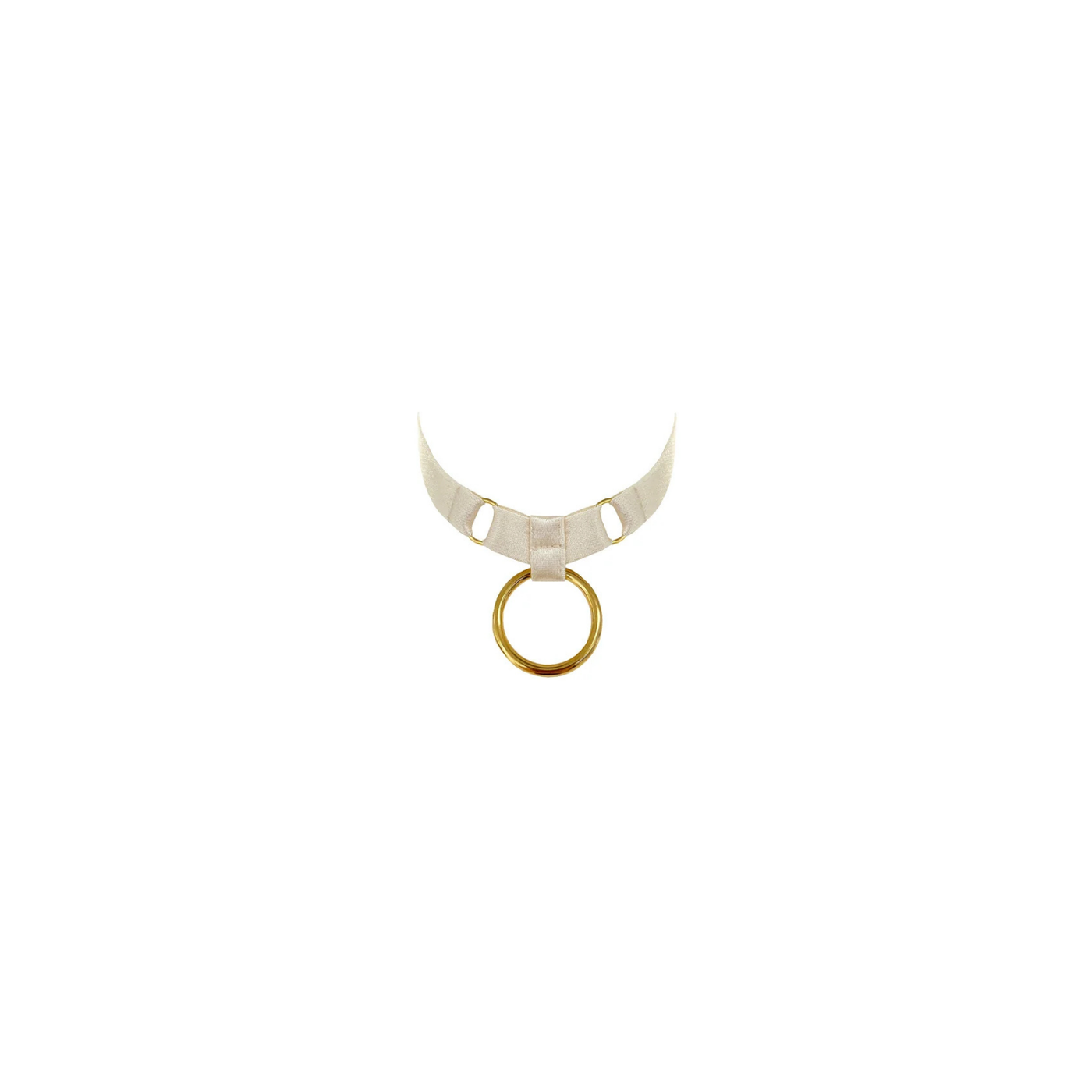 BORDELLE - CREAM RING COLLAR