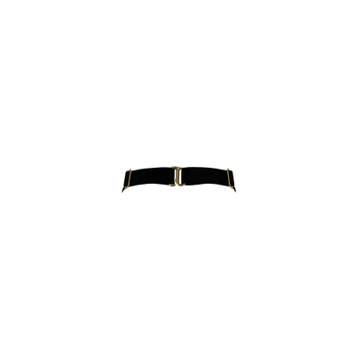 BORDELLE - FINE COLLAR WITH 24K BLACK SLIDERS