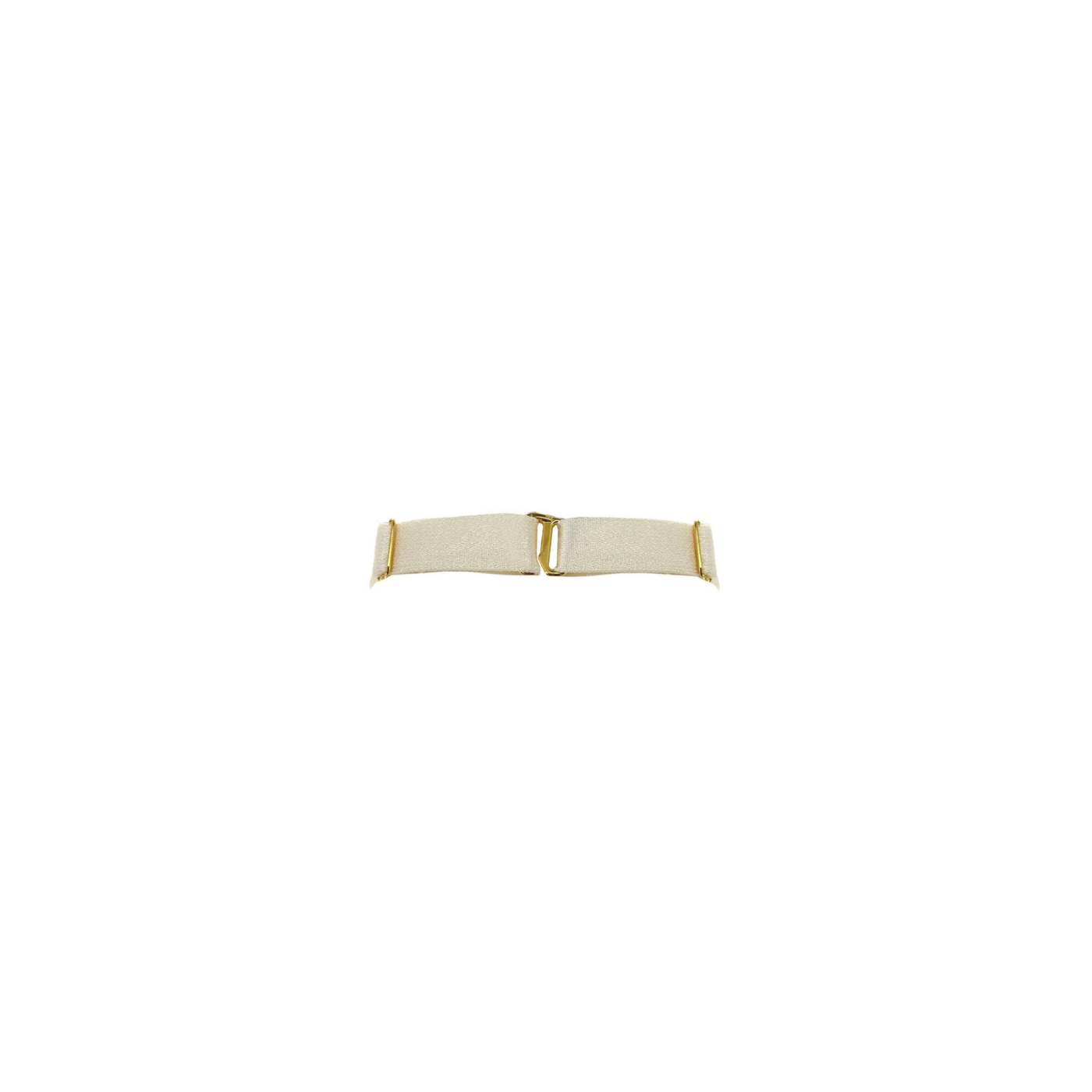 BORDELLE - FINE COLLAR WITH 24K CREAM SLIDERS