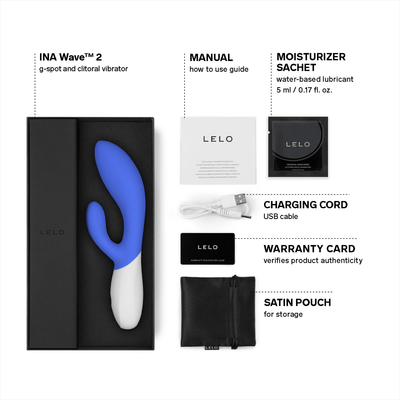 LELO - INA WAVE 2 VIBRATORE RABBIT CALIFORNIA SKY
