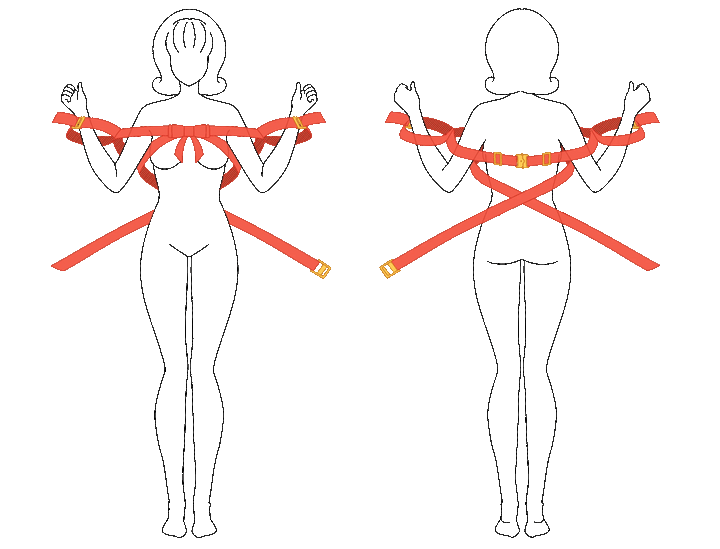 UPKO - STRAPS FOR UPPER BODY RESTRICTION