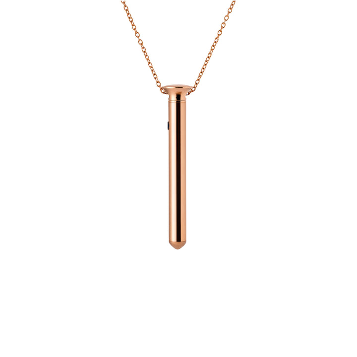 CRAVE - VESPER MINI VIBRATOR NECKLACE ROSE GOLD