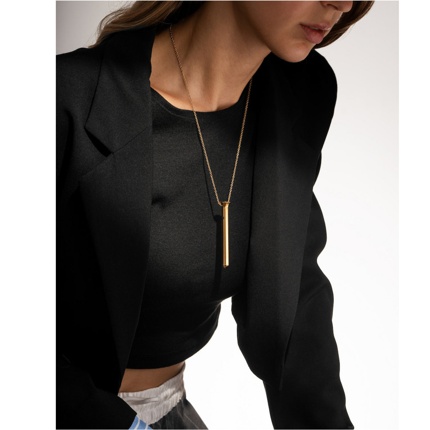 CRAVE - VESPER MINI COLLANA VIBRATORE ARGENTO