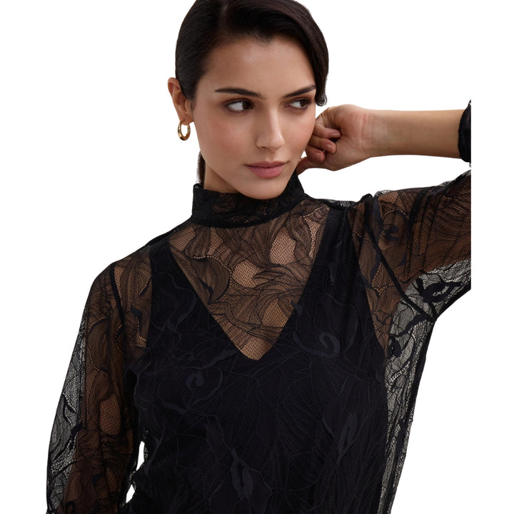 AUBADE - BODY MANICHE LUNGHE NERO