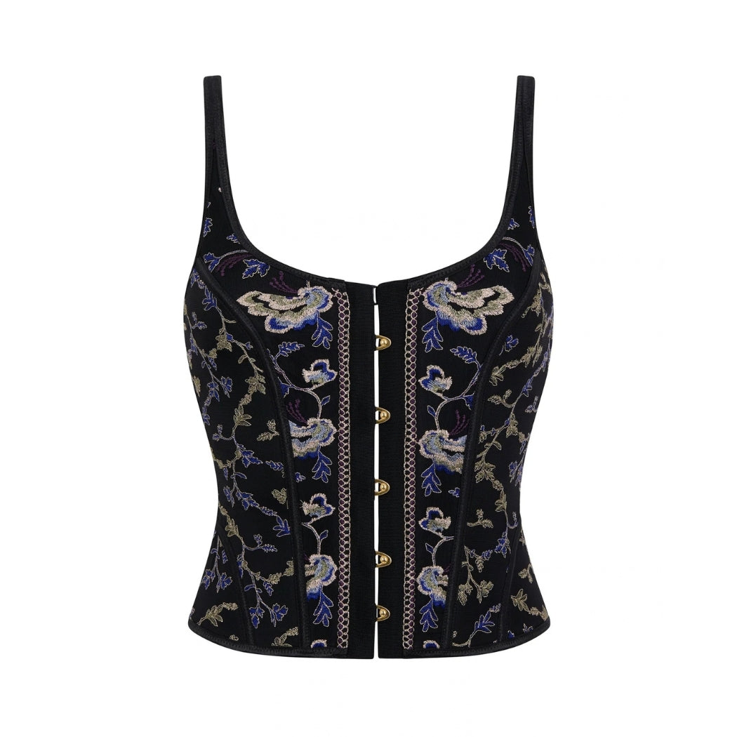 AUBADE - MIDNIGHT OPERA CORSETTO PERSIAN BLU
