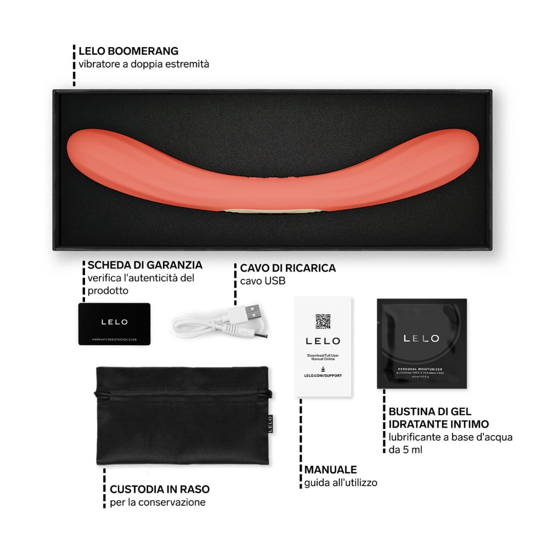 LELO - BOOMERANG CORAL RED