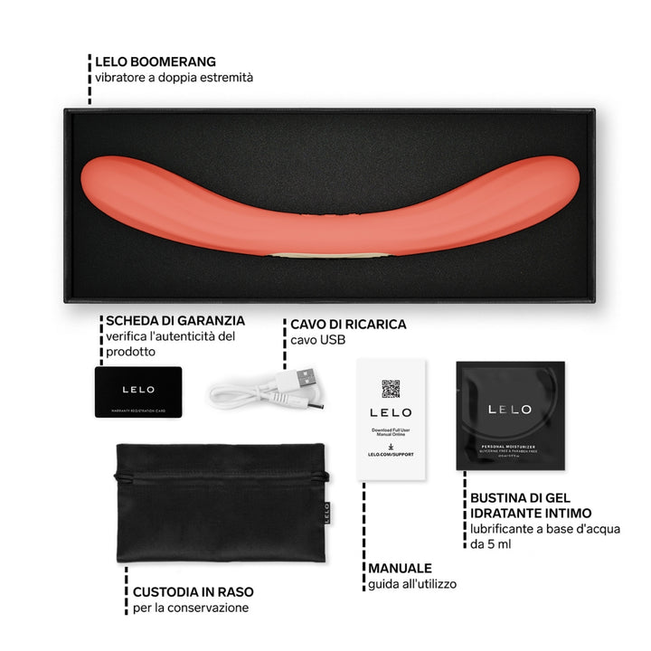 LELO - BOOMERANG CORAL RED