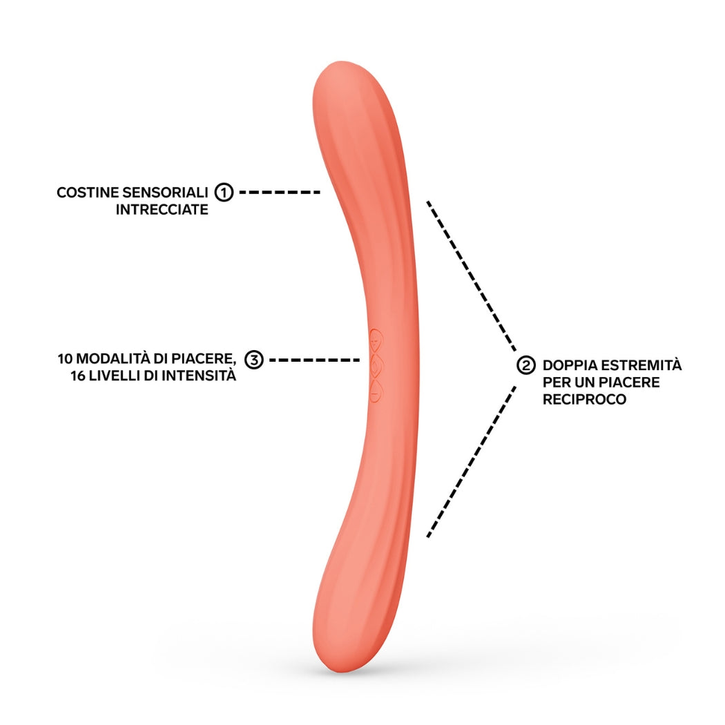 LELO - BOOMERANG CORAL RED