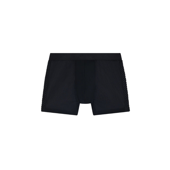 AUBADE - BOXER TRASPARENTE NERO