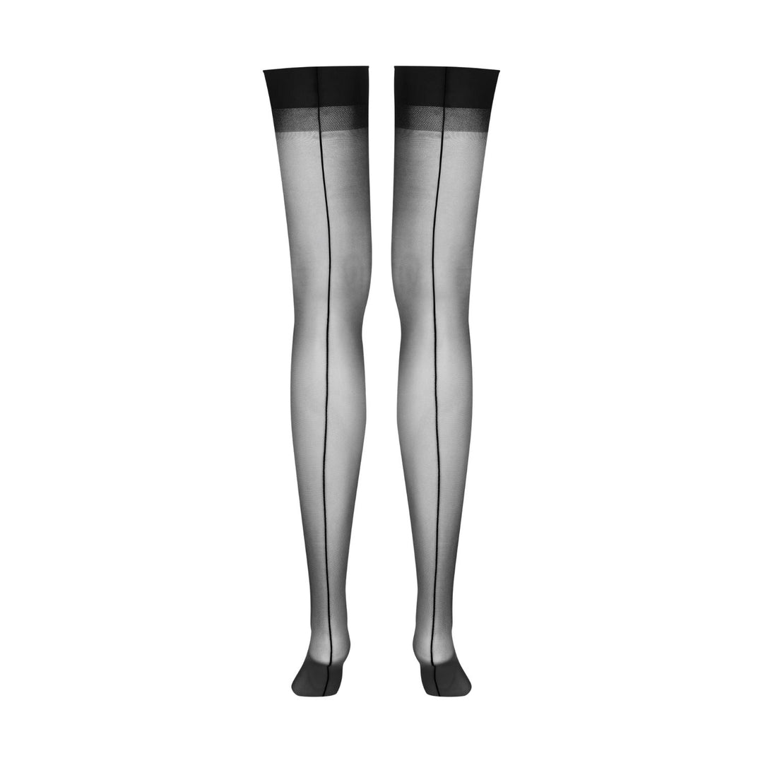 MAISON CLOSE - CALZE DA REGGICALZE CON RIGA