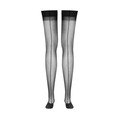 MAISON CLOSE - CALZE DA REGGICALZE CON RIGA