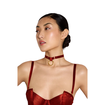 BORDELLE - RING COLLAR BORDEAUX