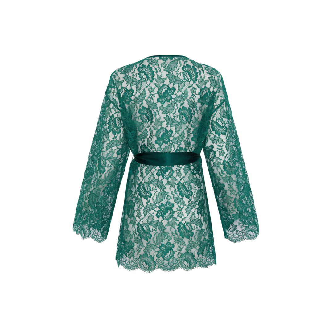 COCO DE MER - AVANI KIMONO IN PIZZO