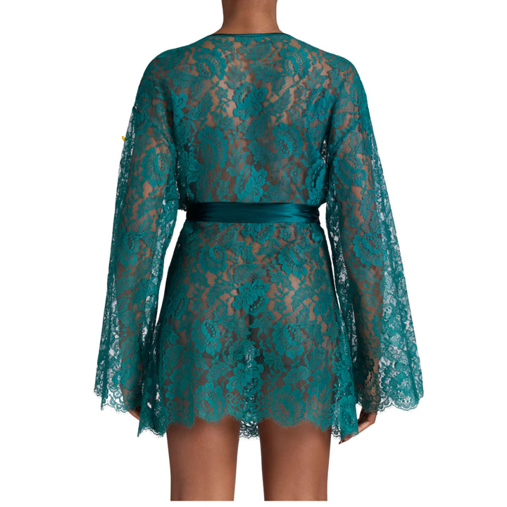 COCO DE MER - AVANI KIMONO IN PIZZO