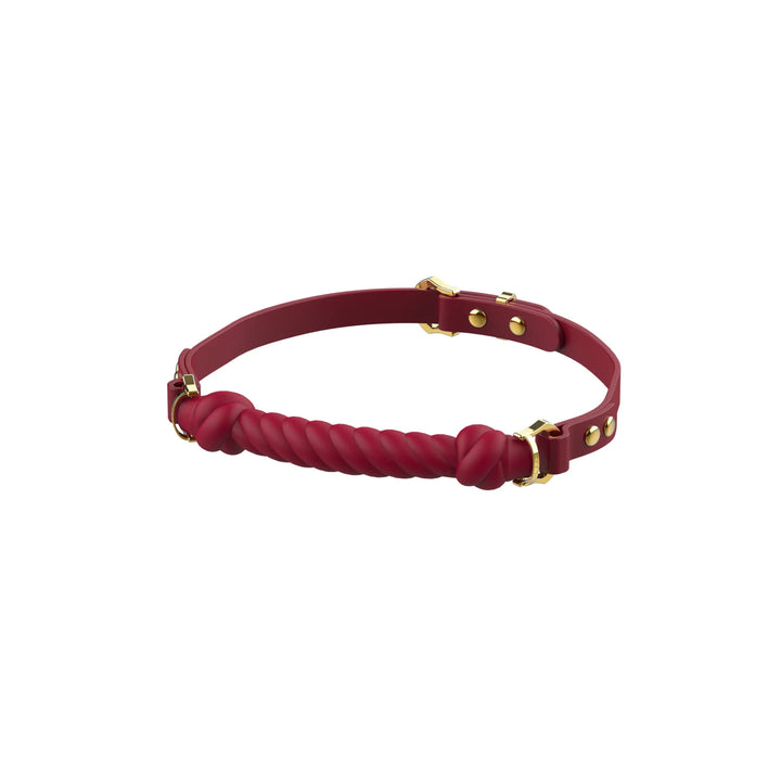 UPKO - GAG BALL A FORMA DI NODO ROSSO