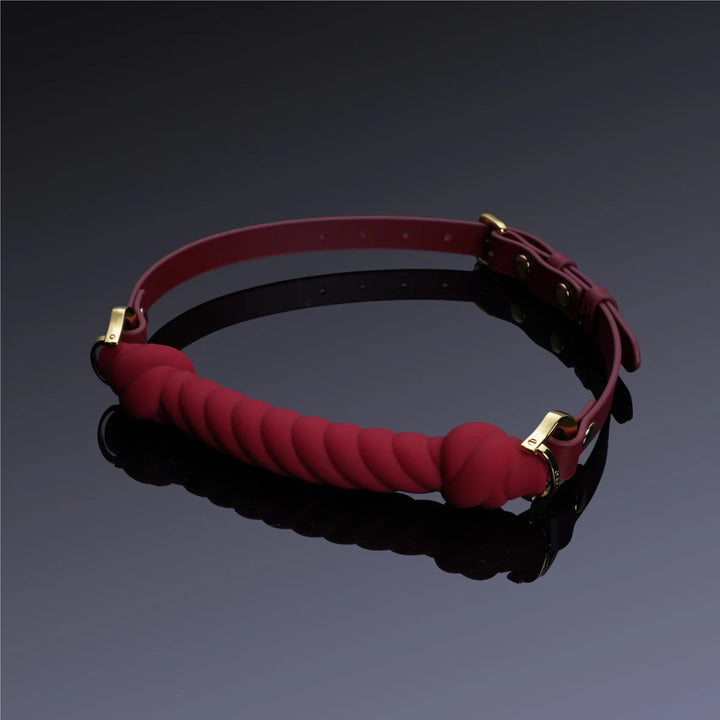 UPKO - GAG BALL A FORMA DI NODO ROSSO