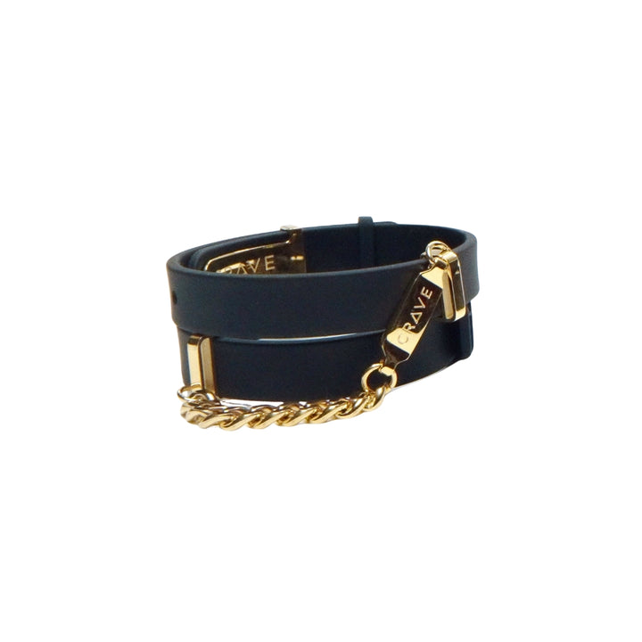 CRAVE - BRACCIALI IN SILICONE PLACCATE ORO 24KT