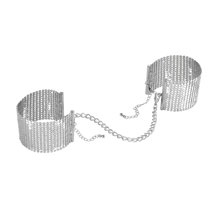 METALLIC DESIRE - SILVER METAL MESH HANDLE