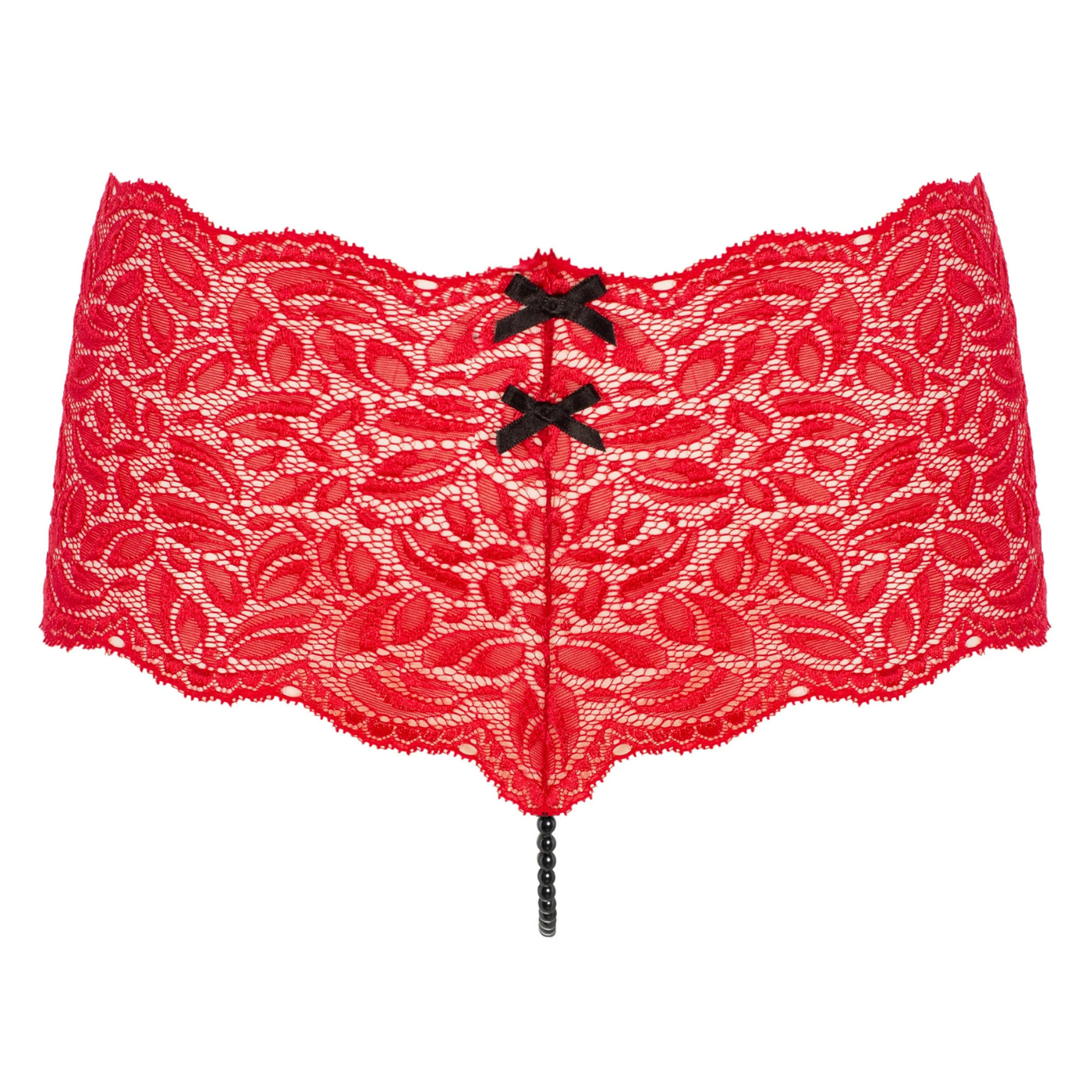 BRACLI - FLAME PARIS MUTANDA CON PERLE ROSSA