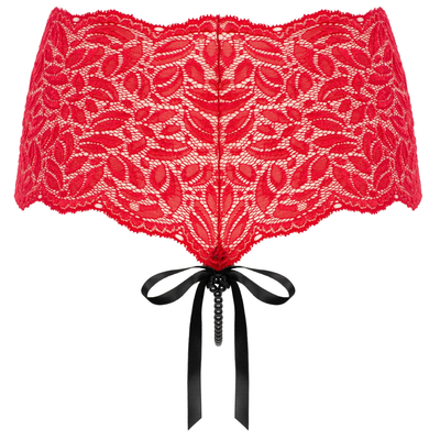 BRACLI - FLAME PARIS MUTANDA CON PERLE ROSSA