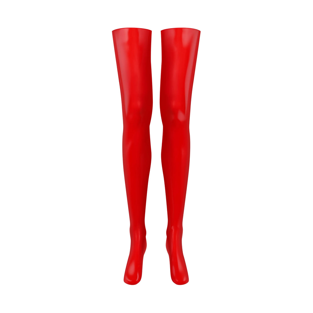 MAISON CLOSE - RED LATEX STOCKINGS
