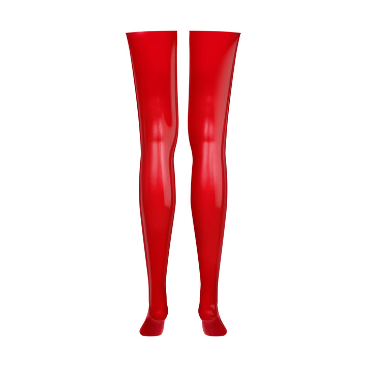 MAISON CLOSE - RED LATEX STOCKINGS