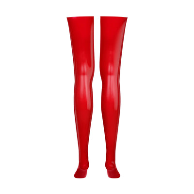 MAISON CLOSE - RED LATEX STOCKINGS