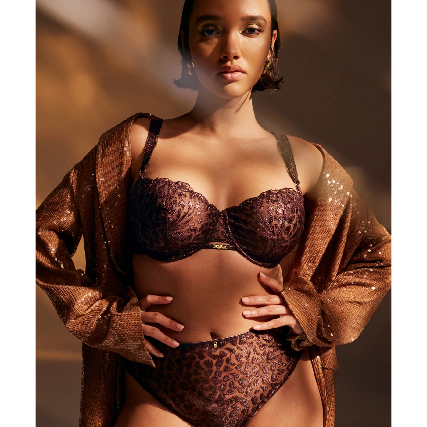 AUBADE - CRAZY IN LOVE REGGISENO A BALCONCINO CON FERRETTO