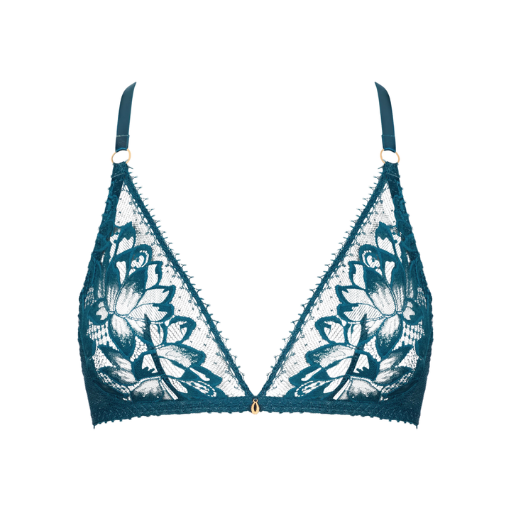 AUBADE - FLAWLESS LOVE TRIANGLE BRA BLUE