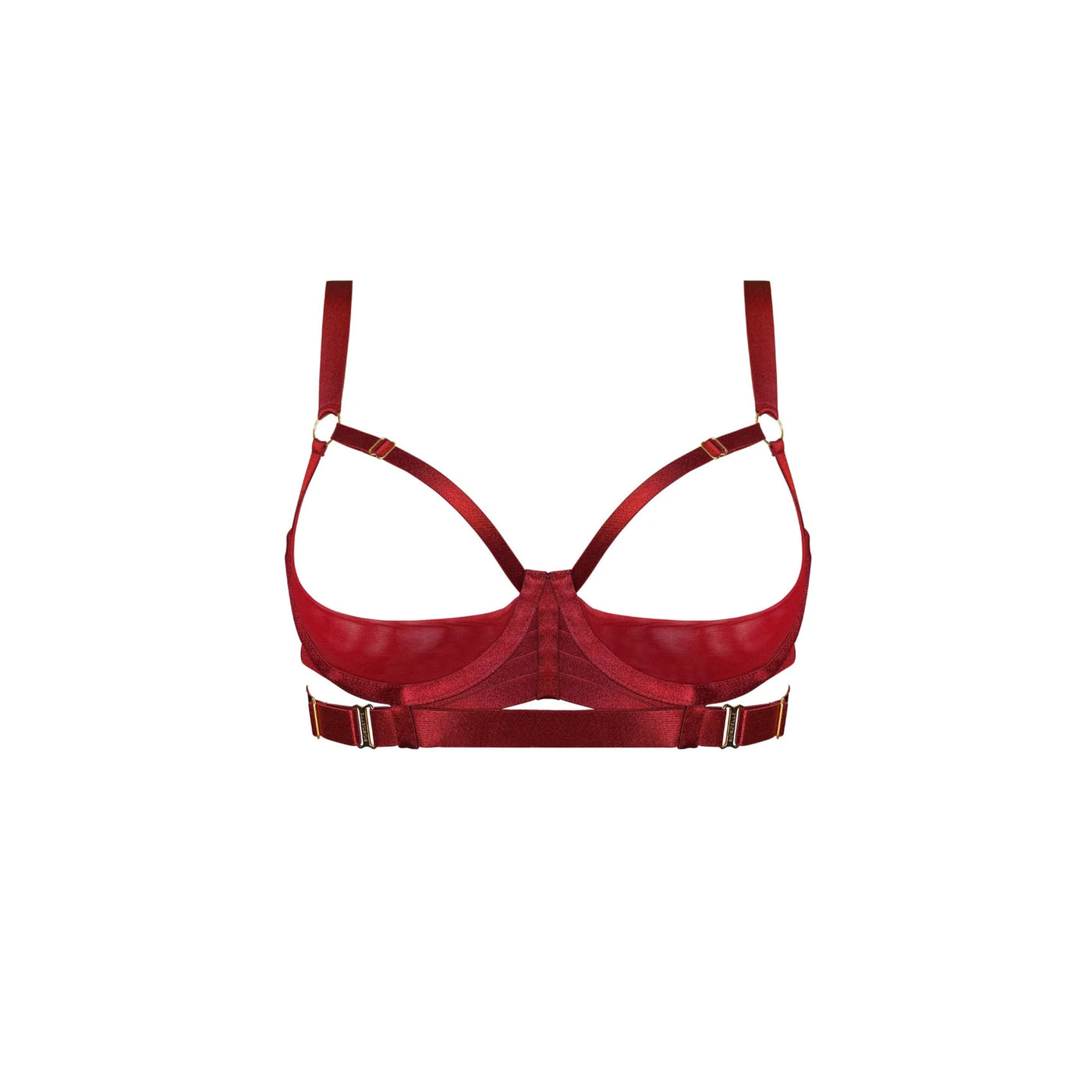 BORDELLE - REGGISENO COPPA APERTA ROSSO