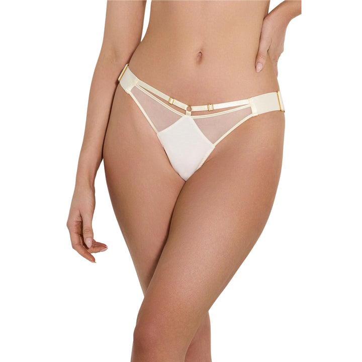 BORDELLE - SIGNATURE SLIP IN TULLE CREMA