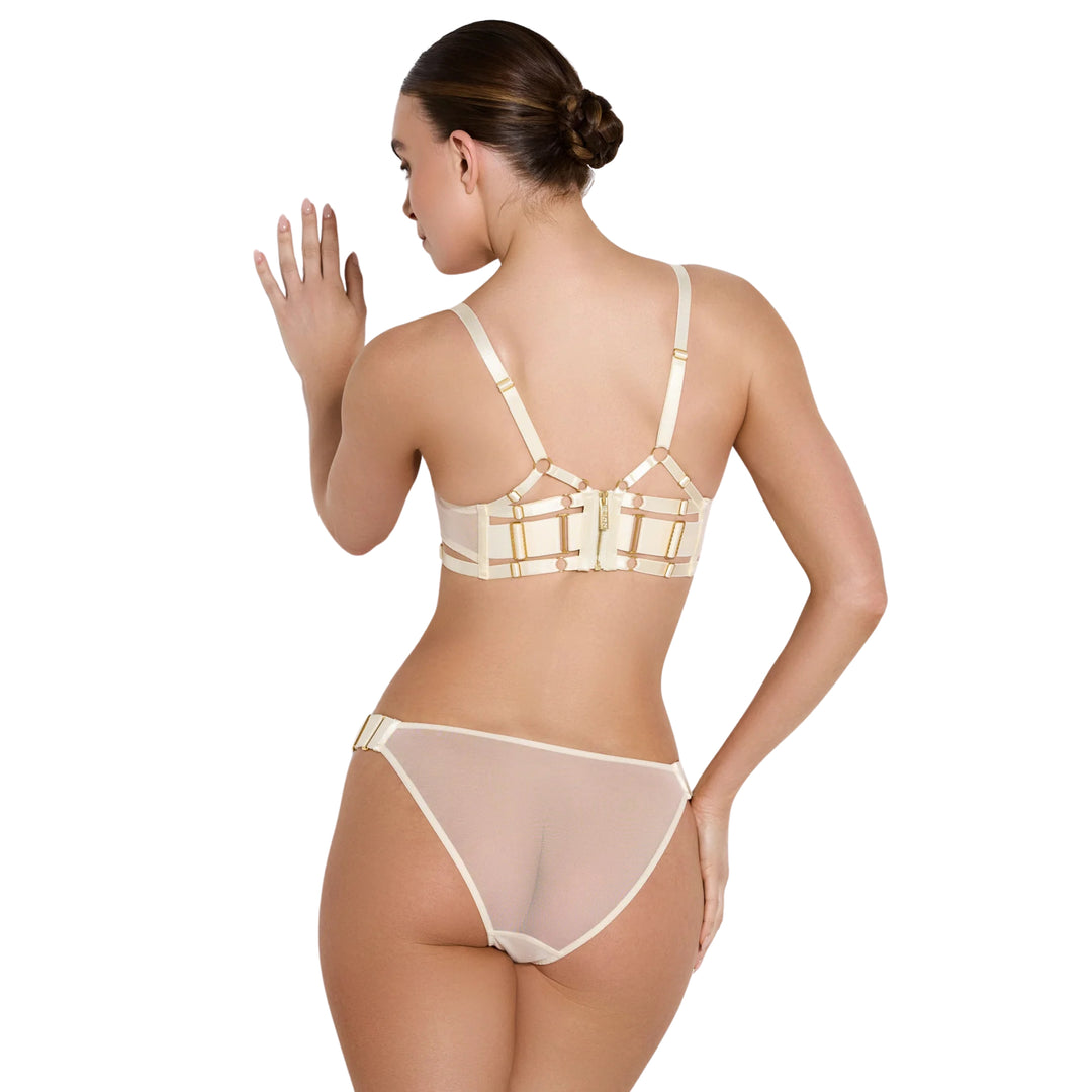 BORDELLE - SIGNATURE SLIP IN TULLE CREMA