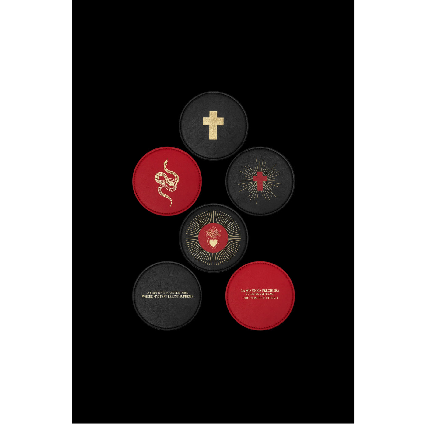 MAISON CLOSE - VINO VERITAS SOTTOBICCHIERI (SET DA 6)