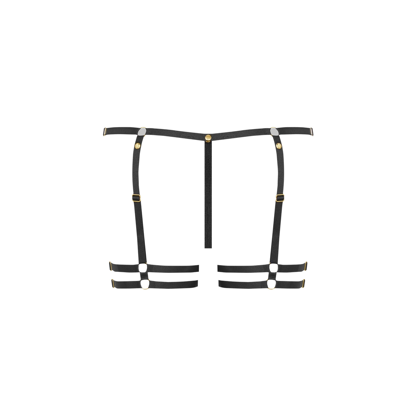 MAISON CLOSE - MINI THONG WITH SUSPENDER STRAPS