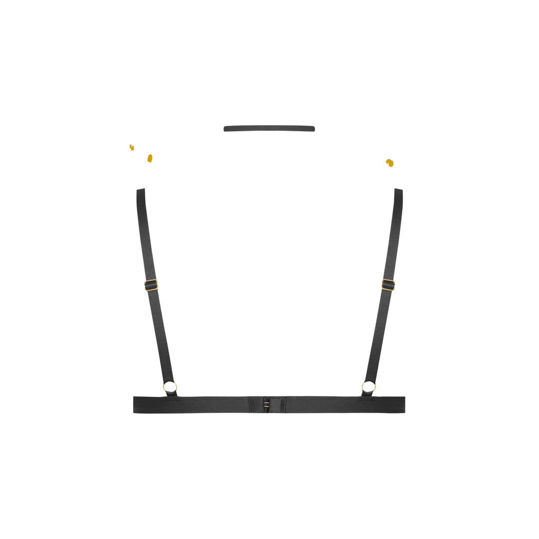 MAISON CLOSE - REGGISENO TRIANGOLO CON HARNESS