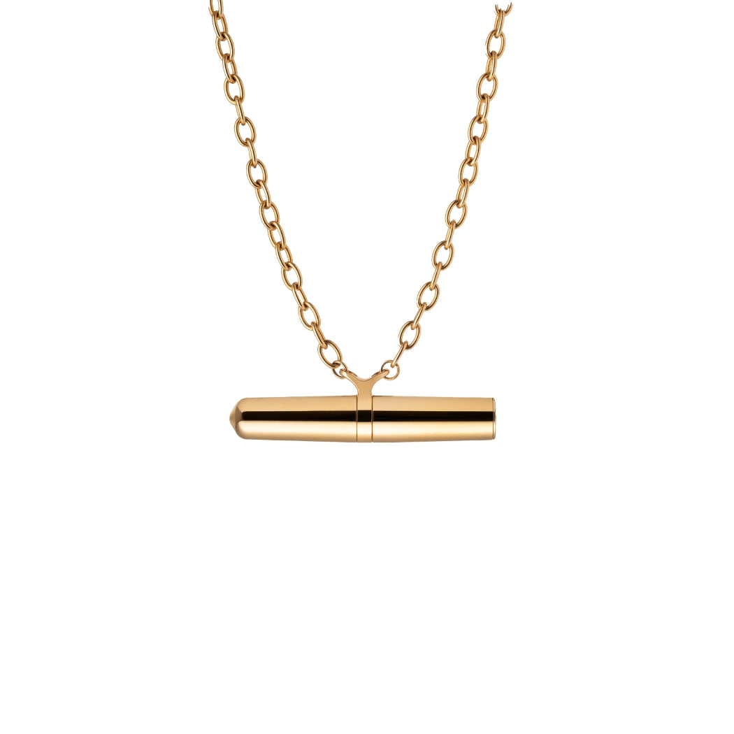 CRAVE - TEASE NEACKLACE PLACCATA ORO 24KT