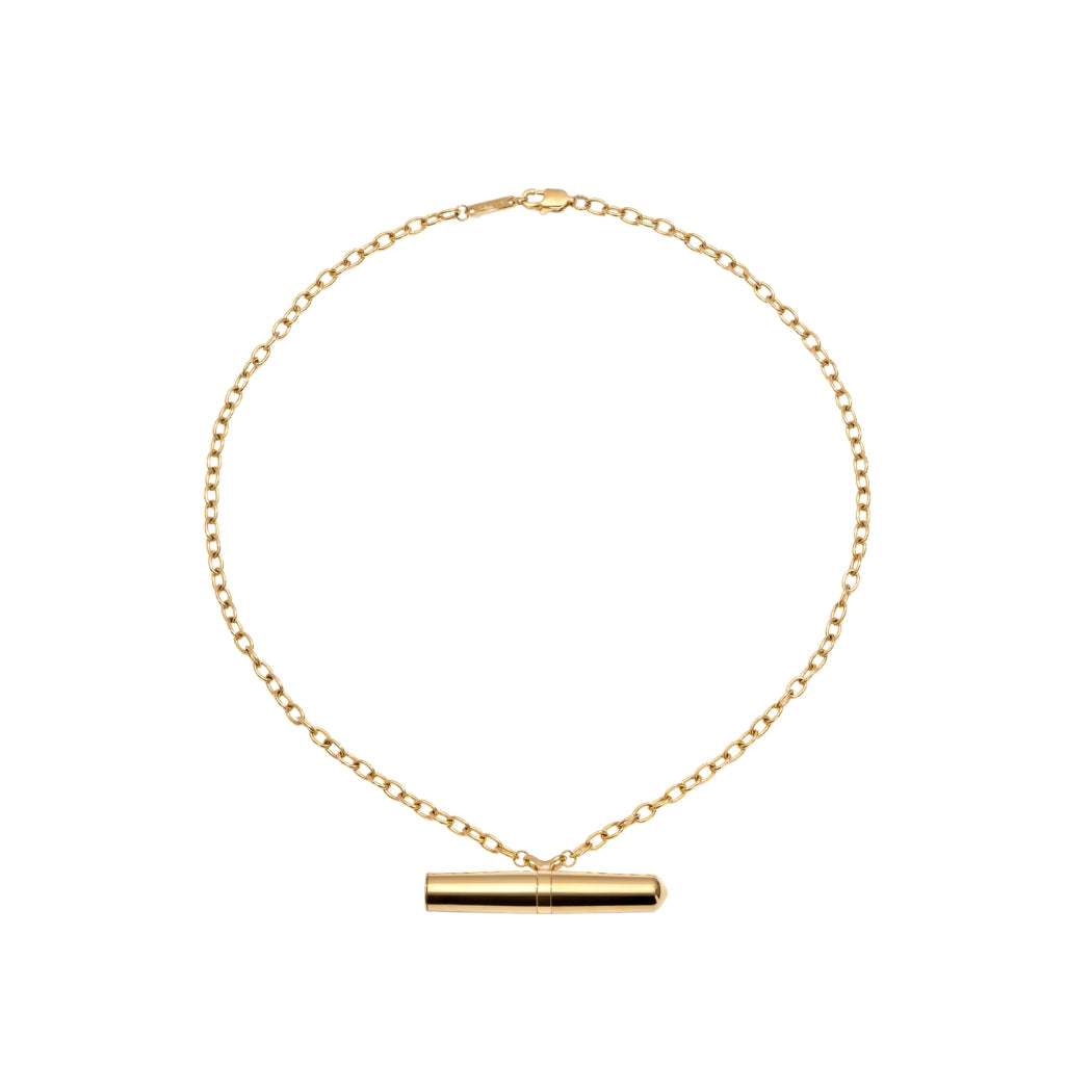 CRAVE - TEASE NEACKLACE PLACCATA ORO 24KT