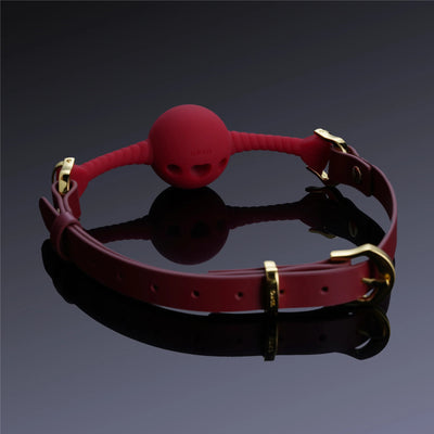 UPKO - GAG BALL IN SILICONE ROSSO