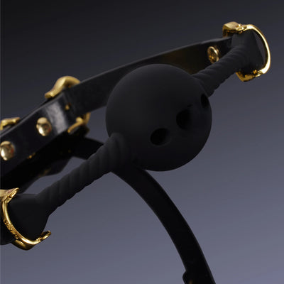 UPKO - GAG BALL IN SILICONE NERO