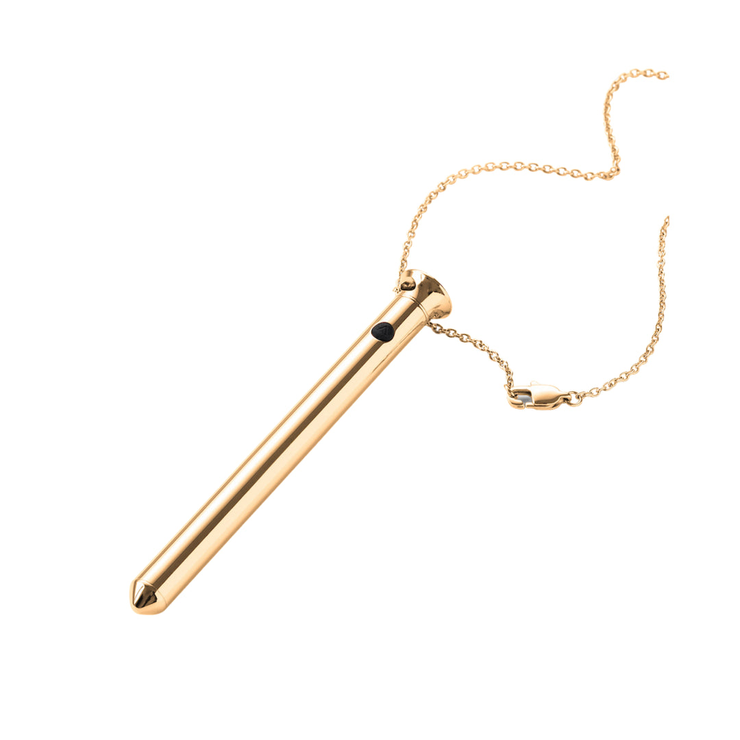 CRAVE - VESPER 2 VIBRATOR NECKLACE GOLD 24K