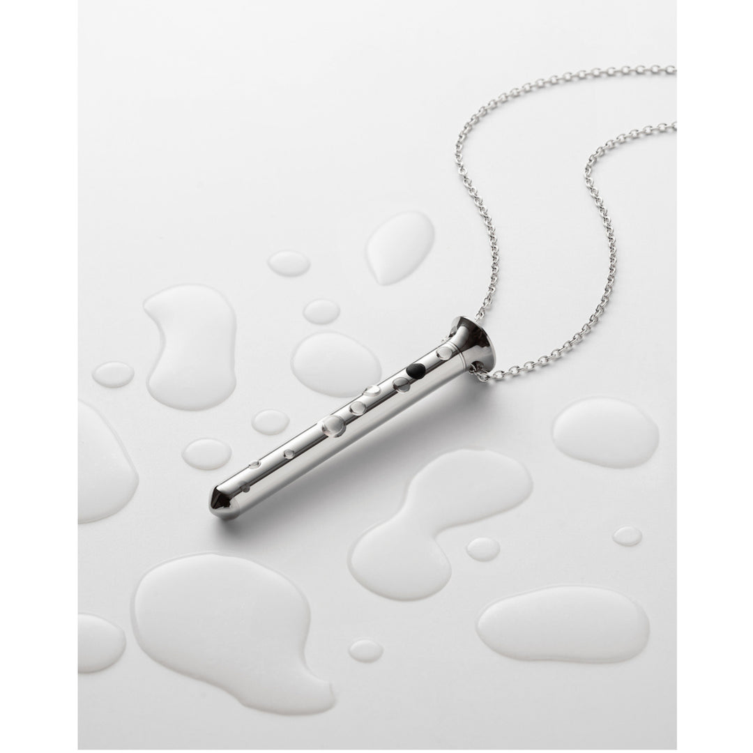 CRAVE - VESPER MINI COLLANA VIBRATORE ARGENTO