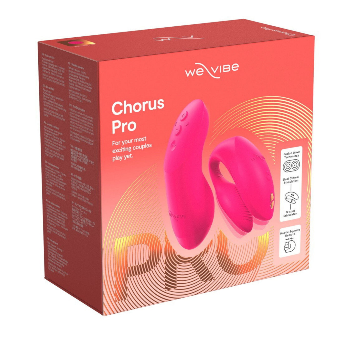 WE VIBE - CHORUS PRO COUPLE'S VIBRATOR WITH 3 MOTORS