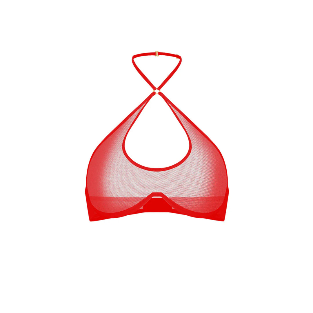 ANOSES - GEMMA BRA RED
