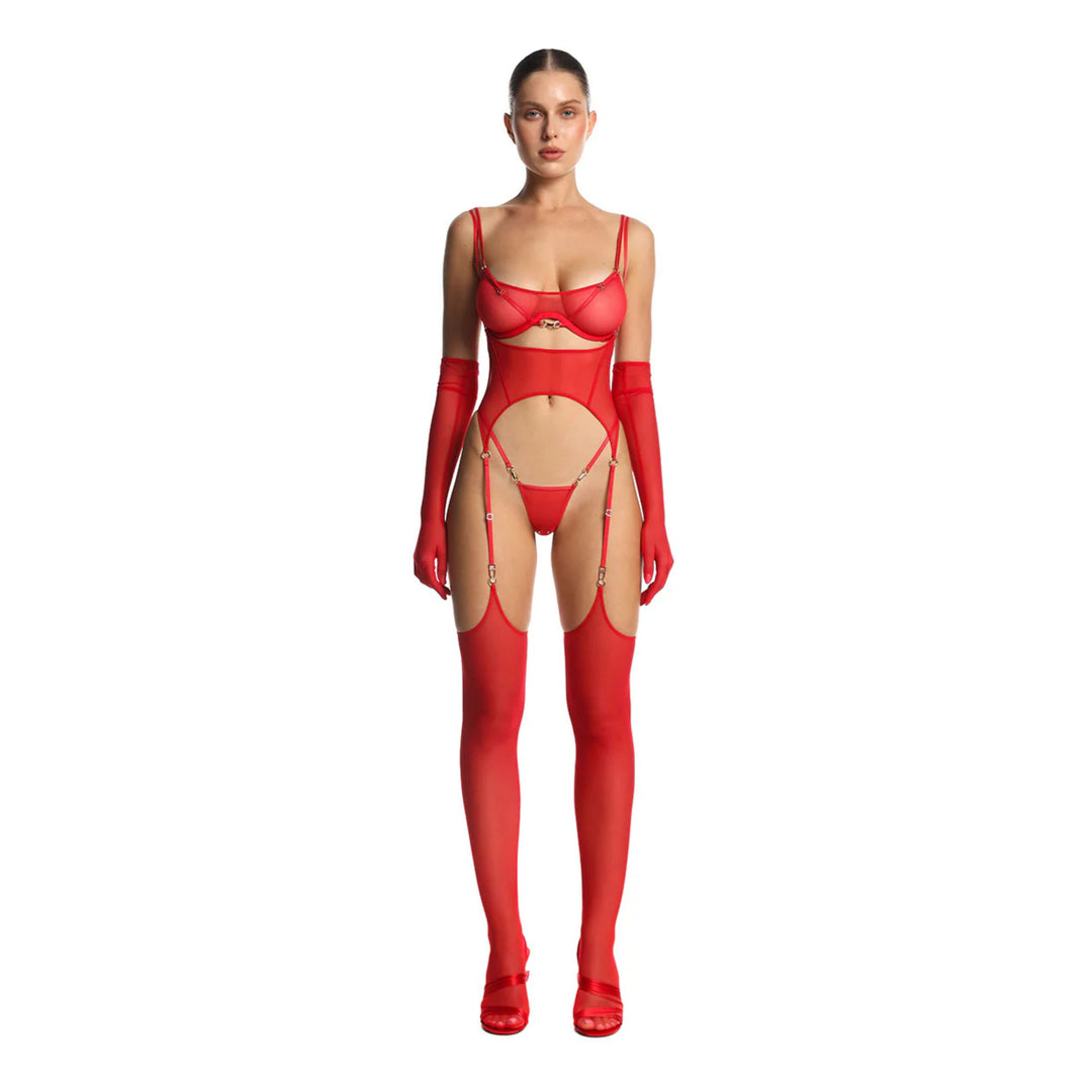 ANOESES - IMANI REGGICALZE ROSSE